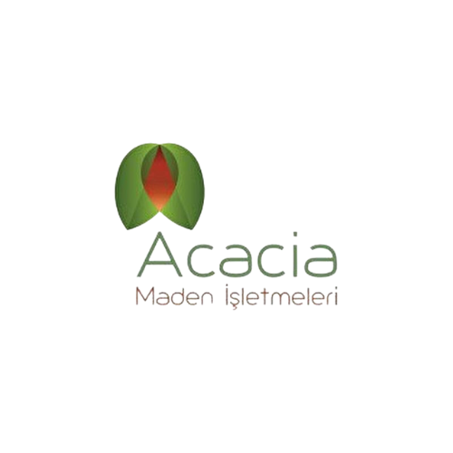 Acacia Maden İşletmeleri logosu, yeşil ve kırmızı renklerle